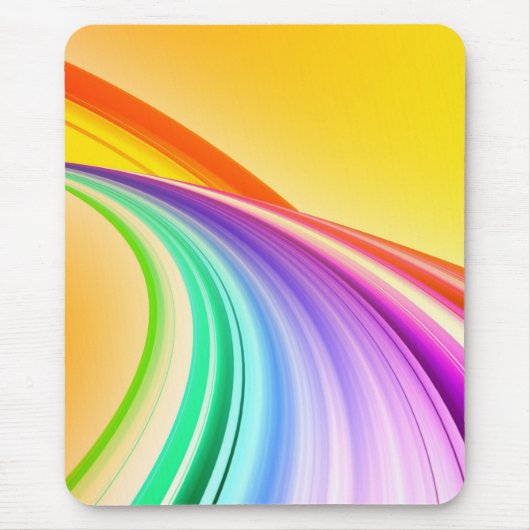 Abstraktes Design-Gelb-Orange-Hintergrundbanner Mousepad (Vorne)