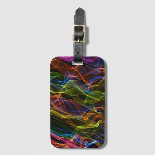 Abstraktes Design Gepäckanhänger (Vorderseite Vertikal)