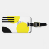 Abstraktes Design Gepäckanhänger (Vorderseite horizontal)