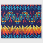 Abstraktes Design Geschenkpapier (Flach)