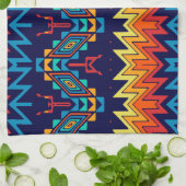 Abstraktes Design Geschirrtuch (Gefaltet)