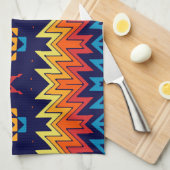 Abstraktes Design Geschirrtuch (Viertel Falte)