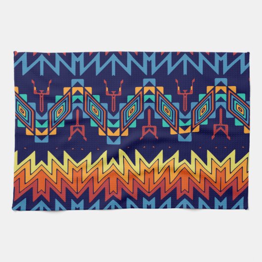 Abstraktes Design Geschirrtuch (Horizontal)