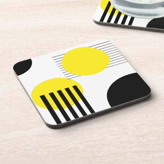 Abstraktes Design Getränkeuntersetzer (Linke Seite)