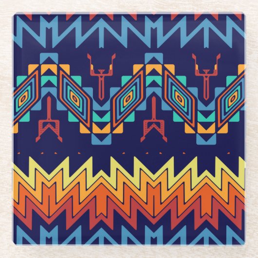 Abstraktes Design Glasuntersetzer (Vorderseite)