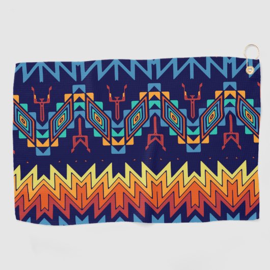 Abstraktes Design Golfhandtuch (Horizontal)