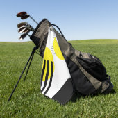 Abstraktes Design Golfhandtuch (Gras)