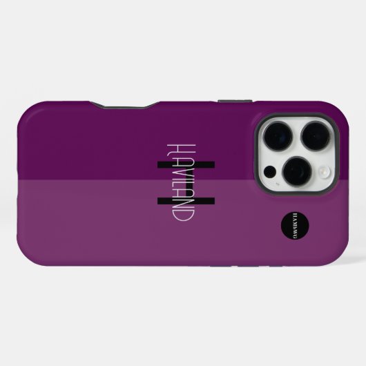 Abstraktes Design Handy Fall HAMbWG iPhone Hülle (Rückseite (Horizontal))