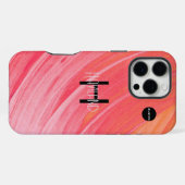 Abstraktes Design Handy Fall HAMbWG iPhone Hülle (Rückseite (Horizontal))