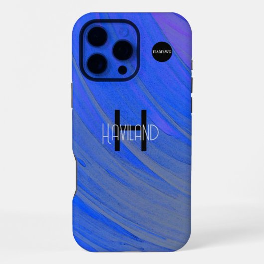 Abstraktes Design Handy Fall HAMbWG iPhone Hülle (Rückseite)
