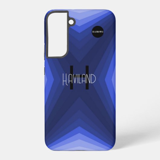 Abstraktes Design Handy Fall HAMbWG Samsung Galaxy Hülle (Rückseite)