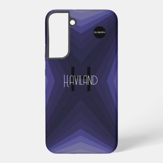 Abstraktes Design Handy Fall HAMbWG Samsung Galaxy Hülle (Rückseite)