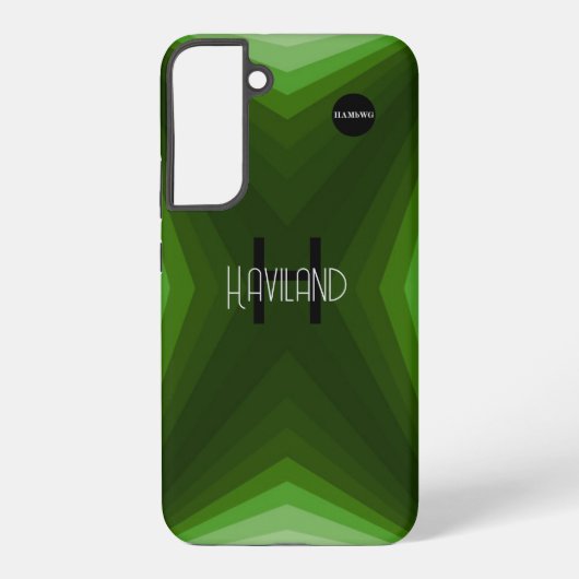 Abstraktes Design Handy Fall HAMbWG Samsung Galaxy Hülle (Rückseite)