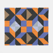 Abstraktes Design-Hintergrundbild Fleecedecke (Vorderseite (Horizontal))