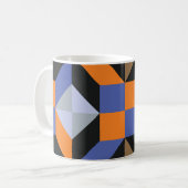 Abstraktes Design-Hintergrundbild Kaffeetasse (Vorderseite Links)