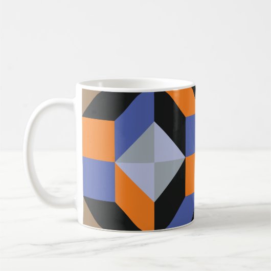 Abstraktes Design-Hintergrundbild Kaffeetasse (Links)