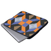 Abstraktes Design-Hintergrundbild Laptopschutzhülle (Vorne Knopf)