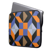 Abstraktes Design-Hintergrundbild Laptopschutzhülle (Vorderseite Links)