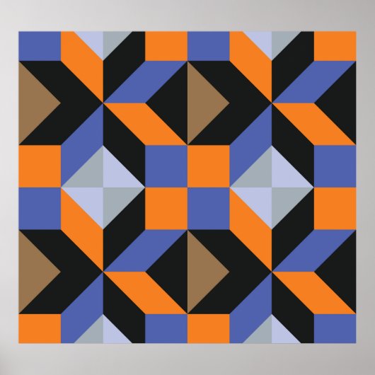 Abstraktes Design-Hintergrundbild Poster (Vorne)