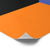 Abstraktes Design-Hintergrundbild Poster (Ecke)