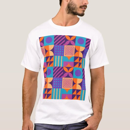 Abstraktes Design, Hintergrundbild, Poster. T-Shirt (Vorderseite)