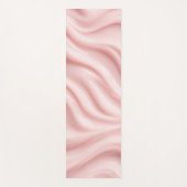 Abstraktes Design in Rosa Creme Yogamatte (Vorderseite)