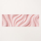 Abstraktes Design in Rosa Creme Yogamatte (Vorderseite (Horizontal))