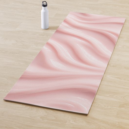 Abstraktes Design in Rosa Creme Yogamatte (Beispiel)