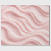 Abstraktes Design in Rosa und Creme Geschenkpapier (Flach)
