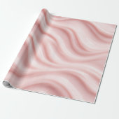 Abstraktes Design in Rosa und Creme Geschenkpapier (Ungerollt)