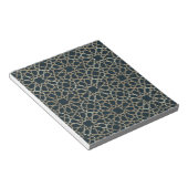 Abstraktes Design islamischer geometrischer Muster Notizblock (angewinkelt)