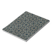 Abstraktes Design islamischer geometrischer Muster Notizblock (Rotiert)
