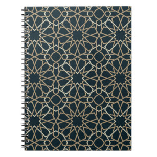 Abstraktes Design islamischer geometrischer Muster Notizblock