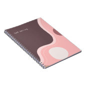 Abstraktes Design Journal für Ziele und Pläne Notizblock (Rechte Seite)