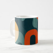 Abstraktes Design Kaffeetasse (Vorderseite Links)
