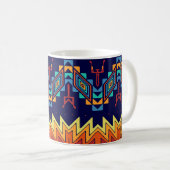 Abstraktes Design Kaffeetasse (VorderseiteRechts)