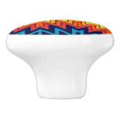 Abstraktes Design Keramikknauf (Seitenansicht)