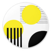 Abstraktes Design Keramikknauf (Vorderseite)