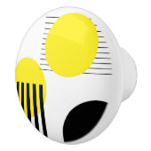 Abstraktes Design Keramikknauf (Rechts)