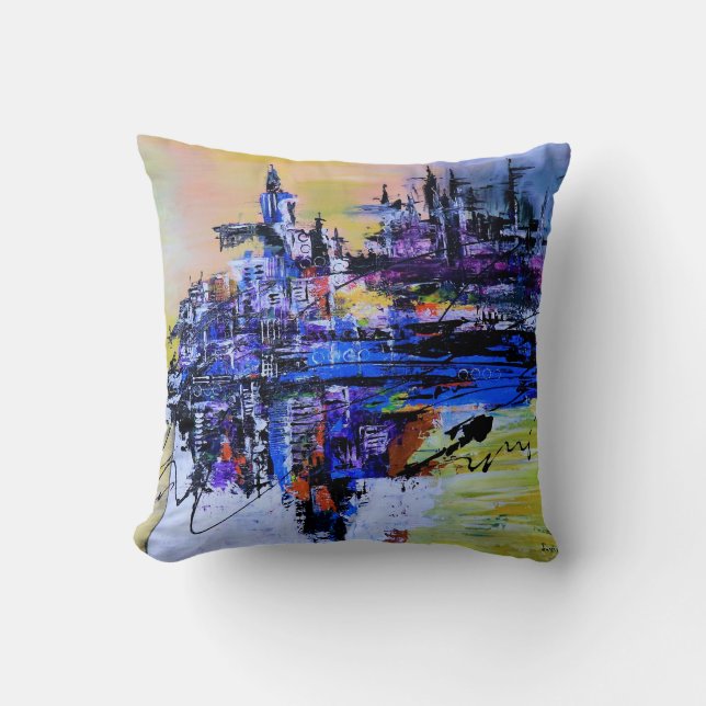 Abstraktes Design Kissen (Vorderseite)