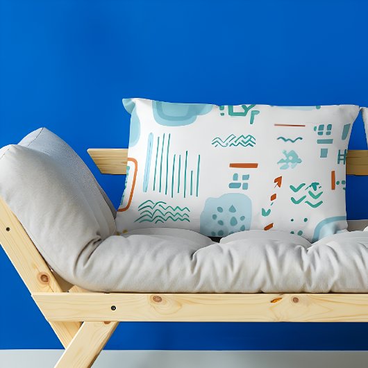 Abstraktes Design-Kissengehäuse für Wasserfarben Kissenbezug