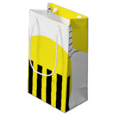 Abstraktes Design Kleine Geschenktüte (Rückseite Schrägansicht)