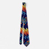 Abstraktes Design Krawatte (Rückseite)