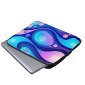 Abstraktes Design - Laptop-Sieb Laptopschutzhülle (Vorne Knopf)