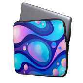 Abstraktes Design - Laptop-Sieb Laptopschutzhülle (Vorderseite Links)