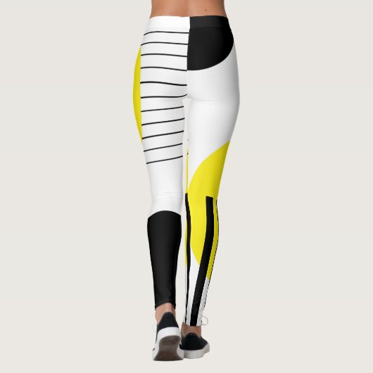 Abstraktes Design Leggings (Rückseite)