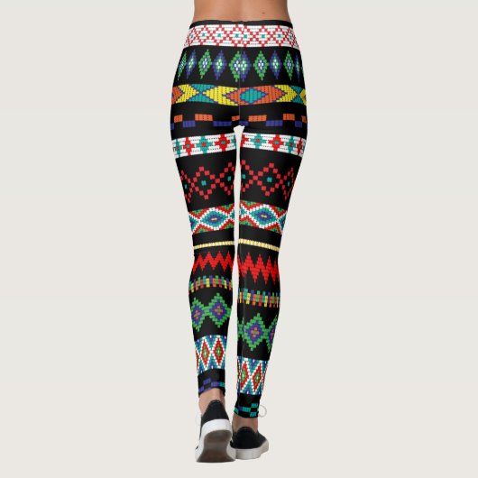 Abstraktes Design Leggings (Rückseite)