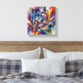 Abstraktes Design Leinwanddruck (Insitu (Schlafzimmer))