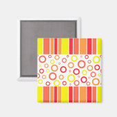 Abstraktes Design Magnet (Vorderseite/Rückseite)