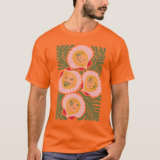 Abstraktes Design Männergrafik-T - Shirt (Vorderseite)